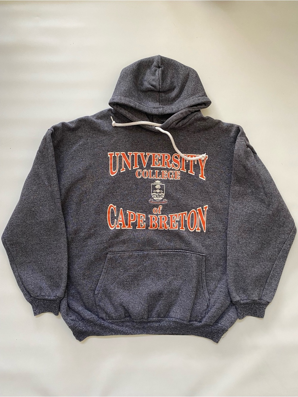 Vintage Cape Breton College University hoodie, size large